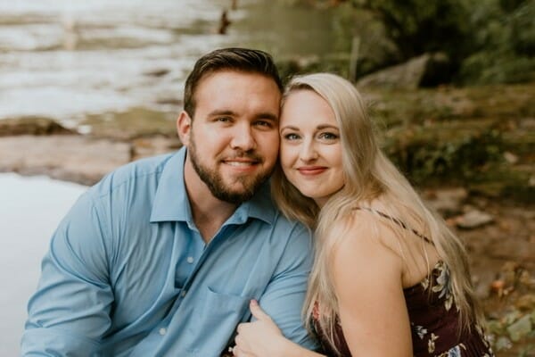 Owner of Archie's Veteran Waterproofing Benjamin Archibald and his Wife