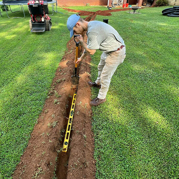Trench Leveling in Buford GA